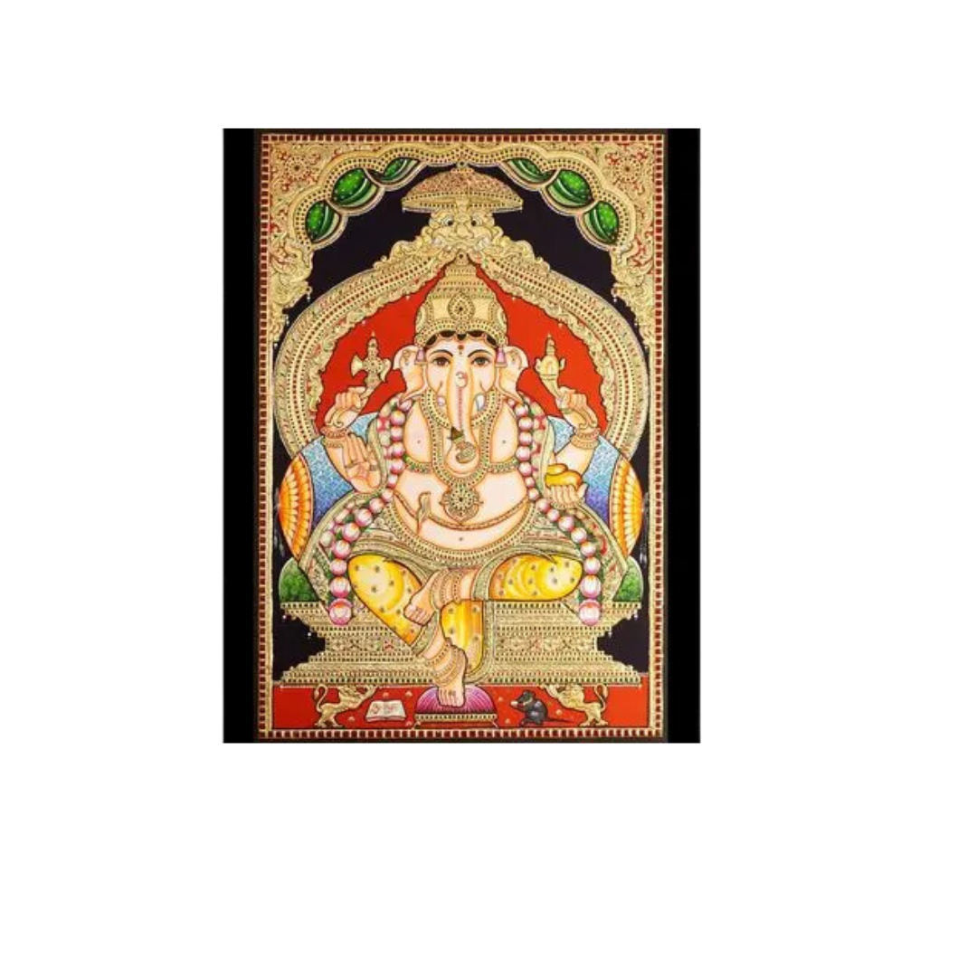 GANESHA TANJORE PAINTING