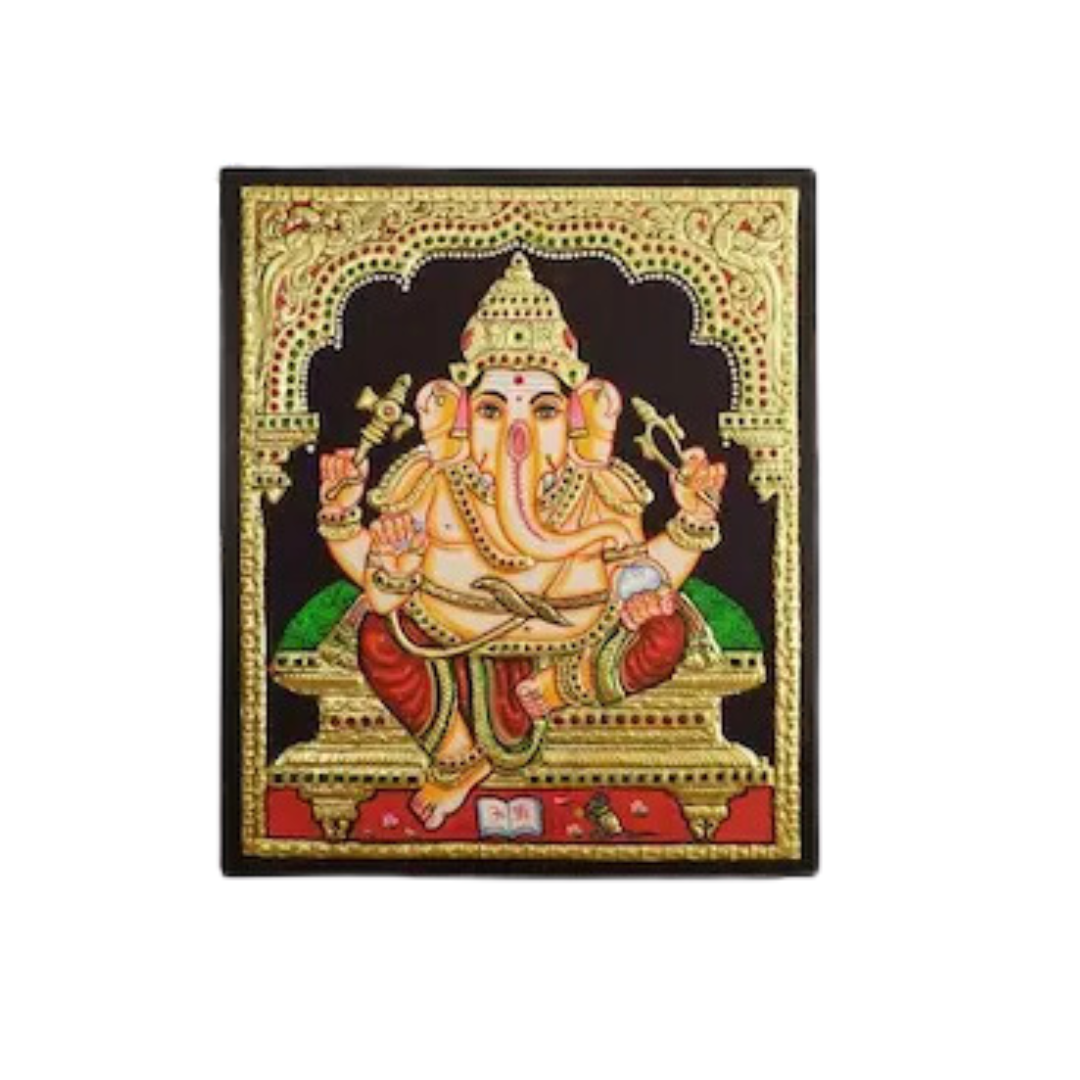 GANESHA TANJORE PAINTING