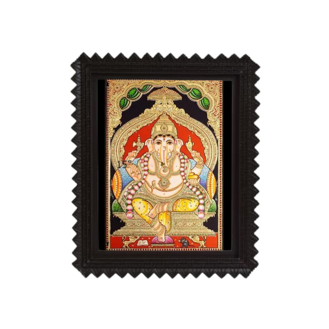 GANESHA TANJORE PAINTING