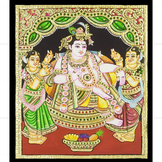 KRISHNA TANJORE PAINTING