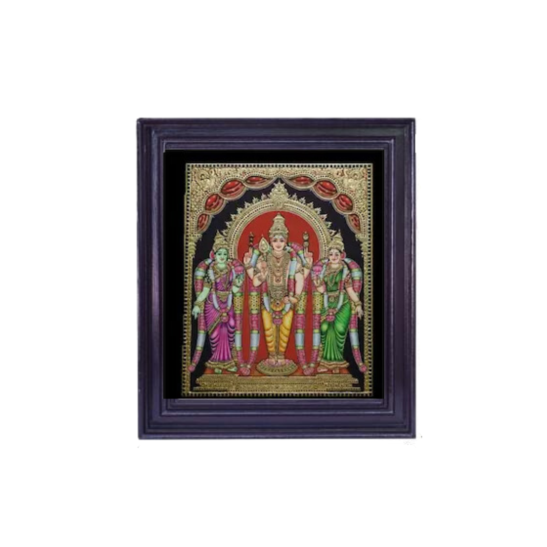 MURGAN TANJORE PAINTING