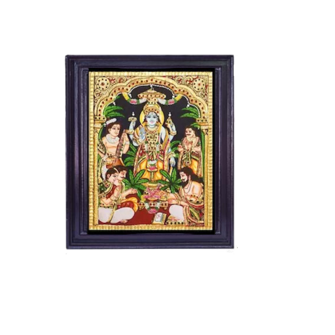 SATHYANARAYAN TANJORE PAINTING