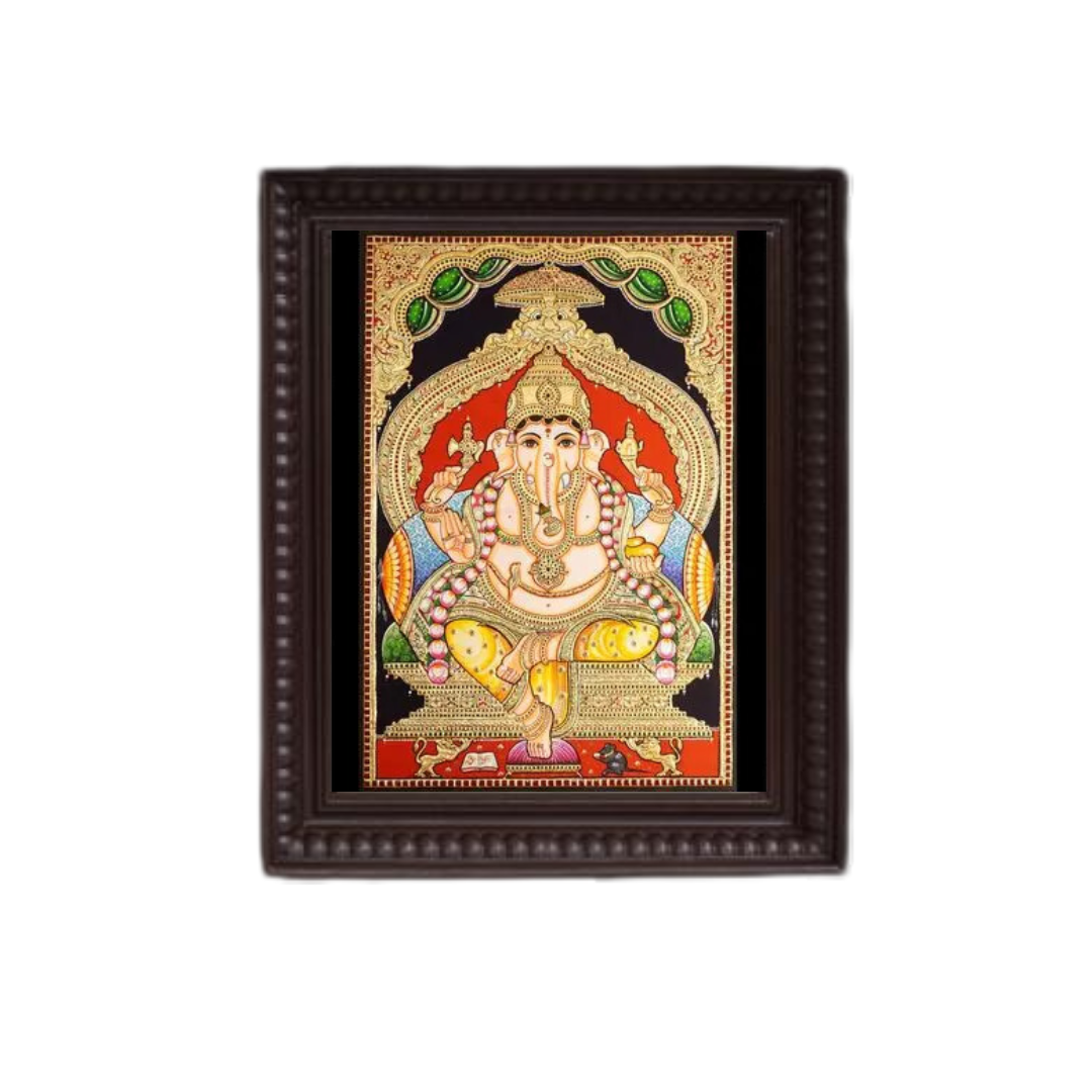 GANESHA TANJORE PAINTING