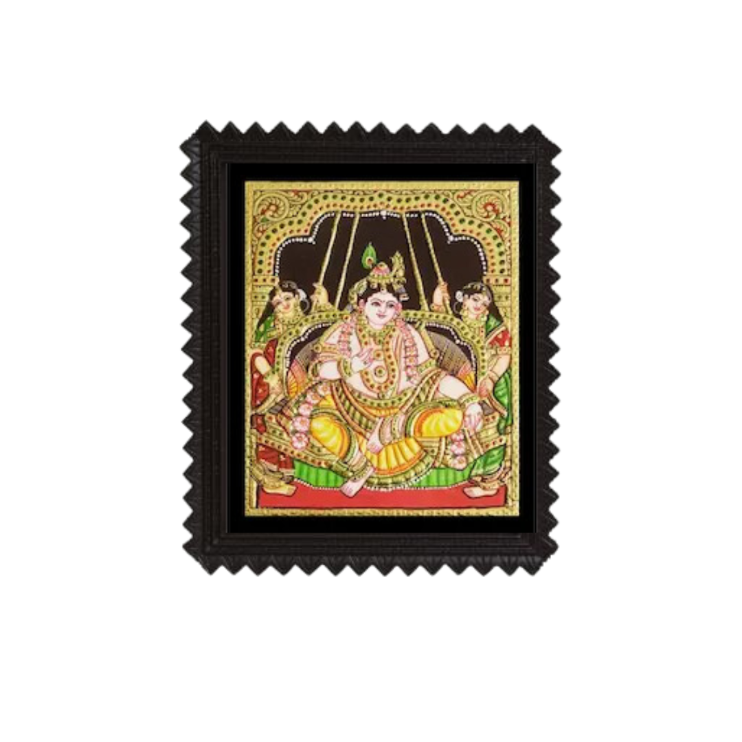 KRISHNA TANJORE PAINTING