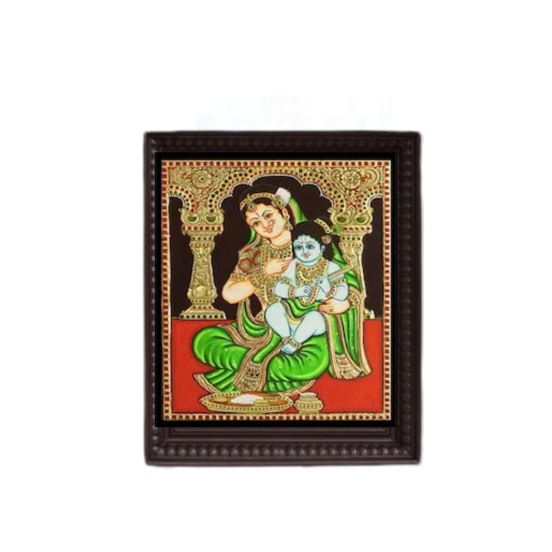 KRISHNA TANJORE PAINTING