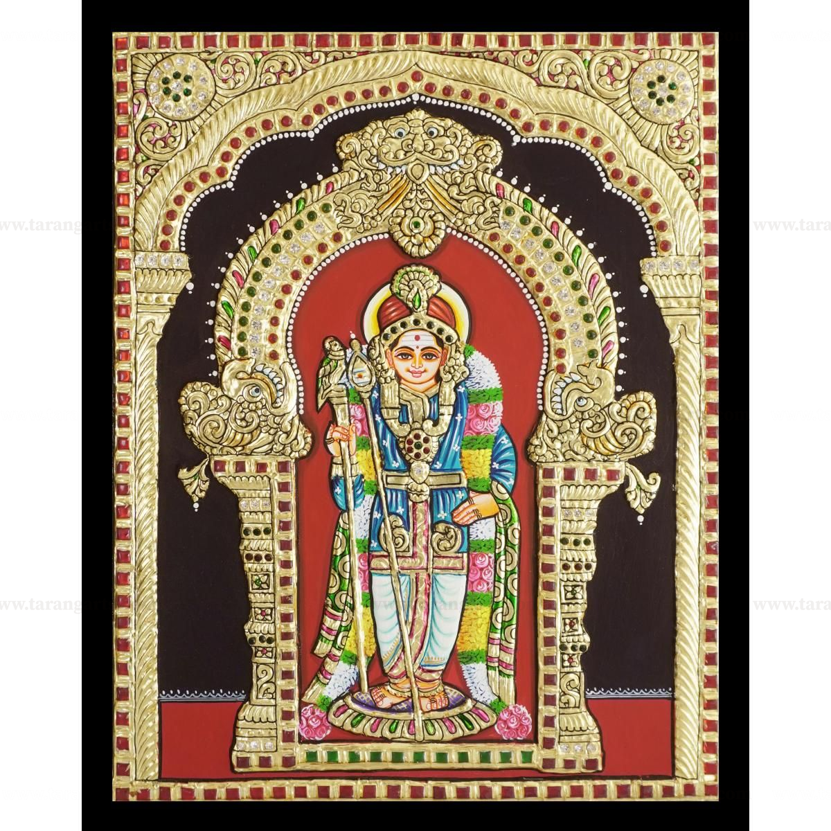 MURGAN TANJORE PAINTING