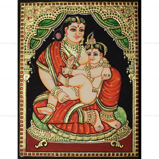 KRISHNA TANJORE PAINTING