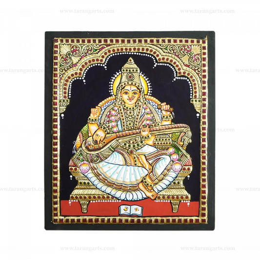 SARASWATHI TANJORE PAINTING