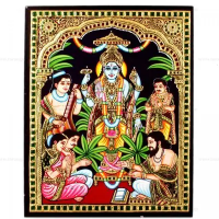 SATHYANARAYAN TANJORE PAINTING