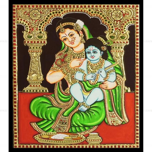 KRISHNA TANJORE PAINTING