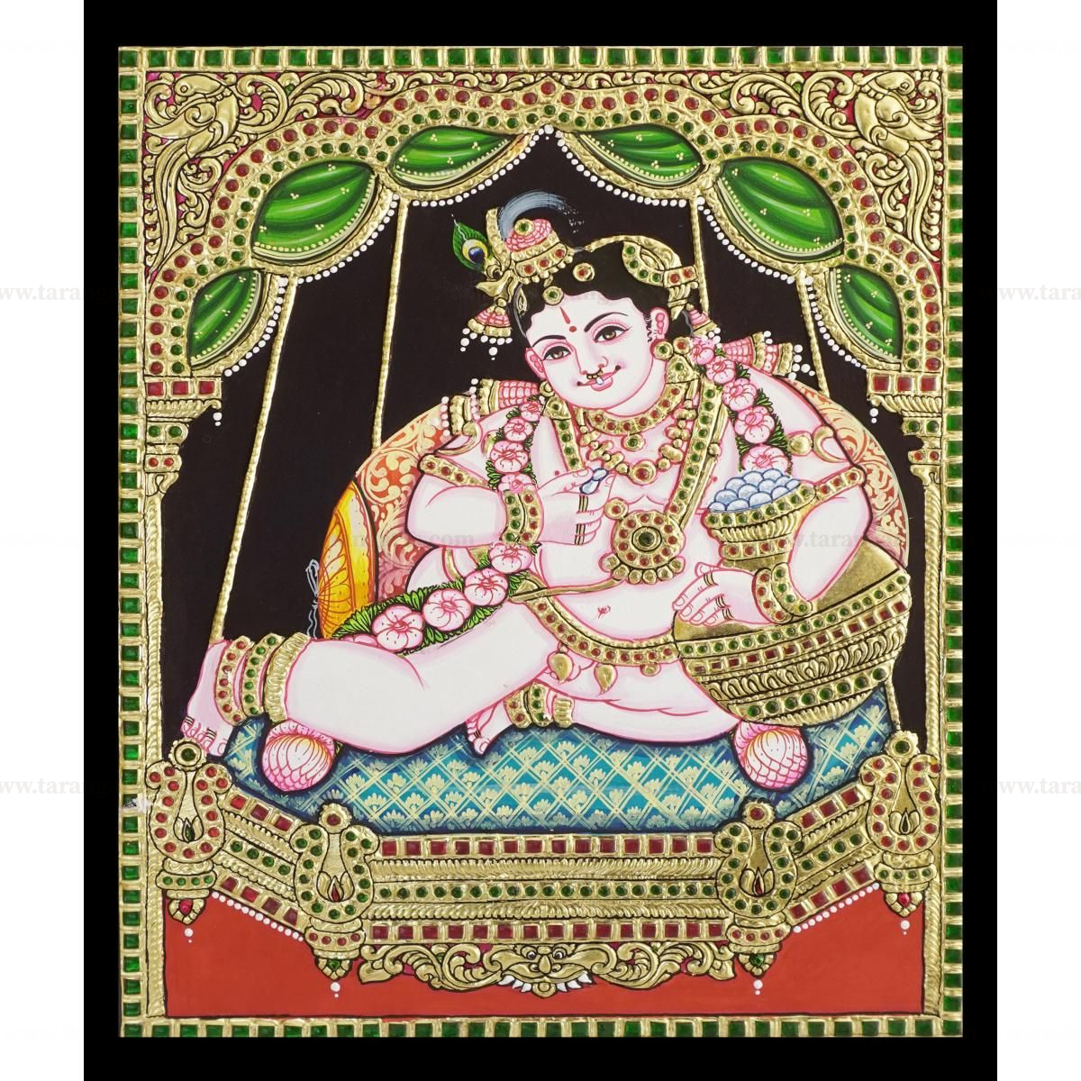 KRISHNA TANJORE PAINTING