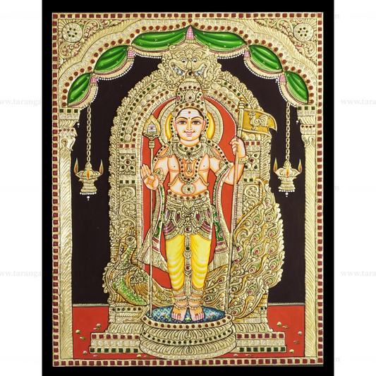 MURGAN TANJORE PAINTING