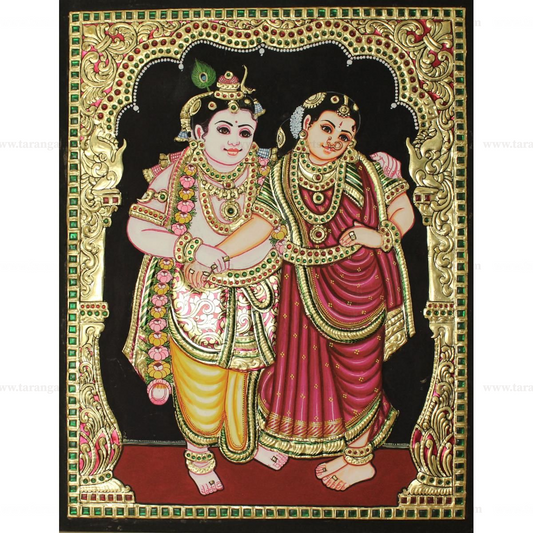 KRISHNA TANJORE PAINTING