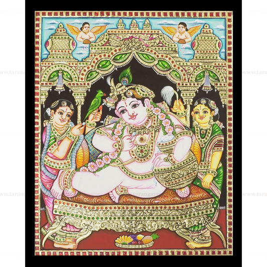 KRISHNA TANJORE PAINTING