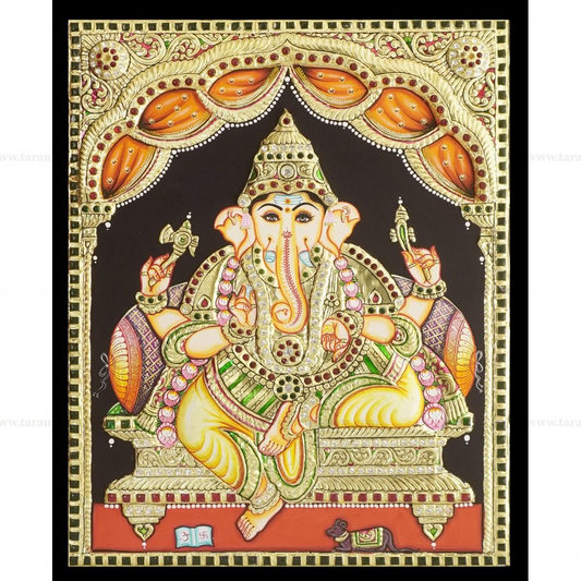 GANESHA TANJORE PAINTING