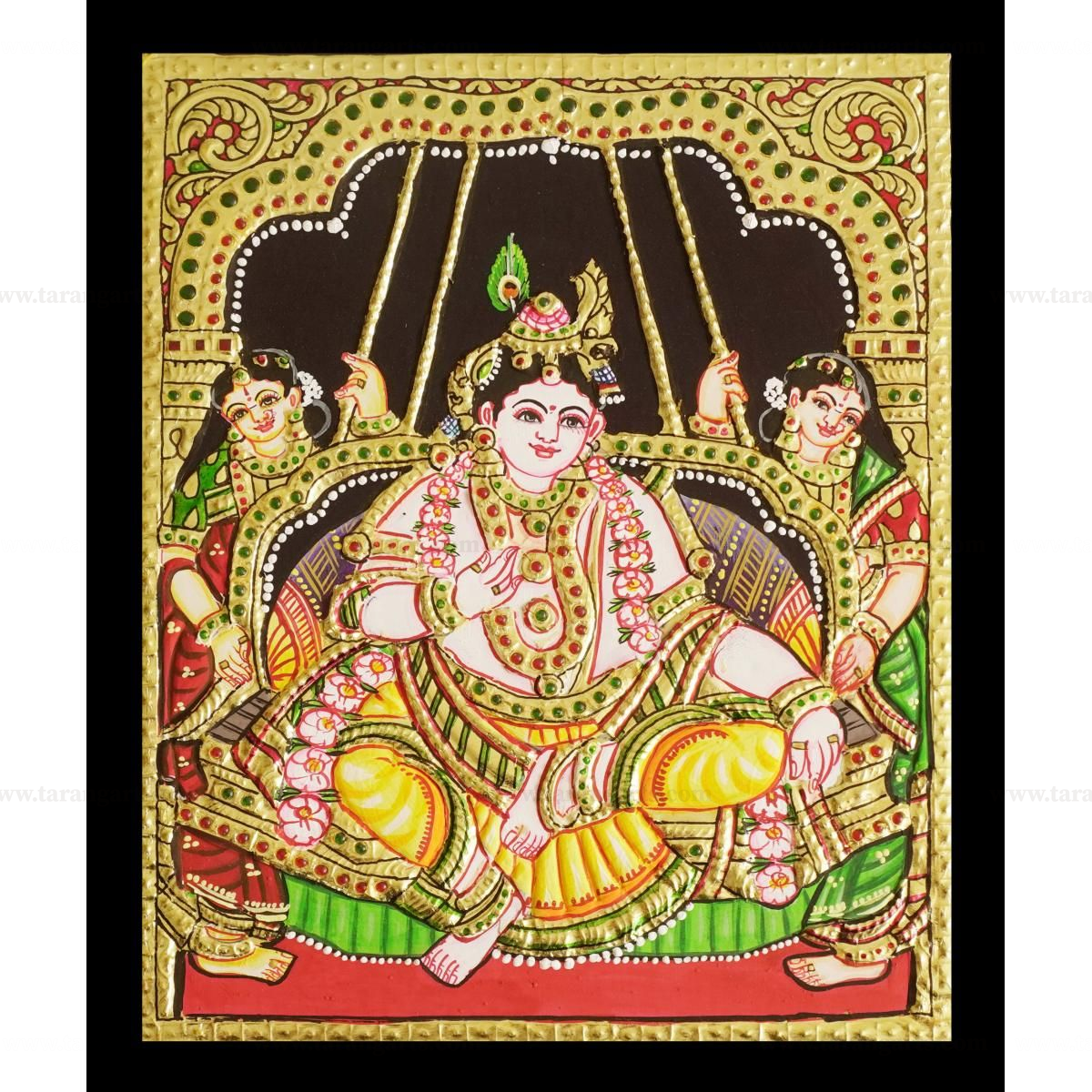 KRISHNA TANJORE PAINTING